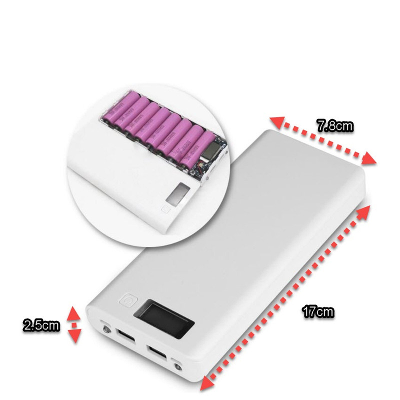 ماژول پاور بانک و نمایشگر مدل 30000mah