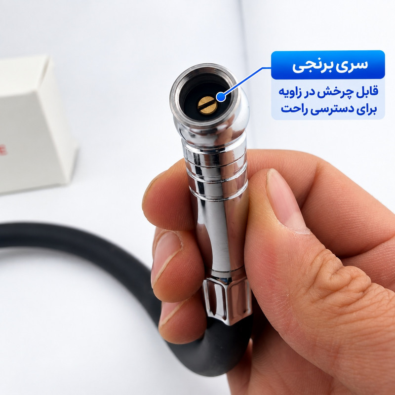 گیج فشار باد اسنو کمپ مدل 100PSI
