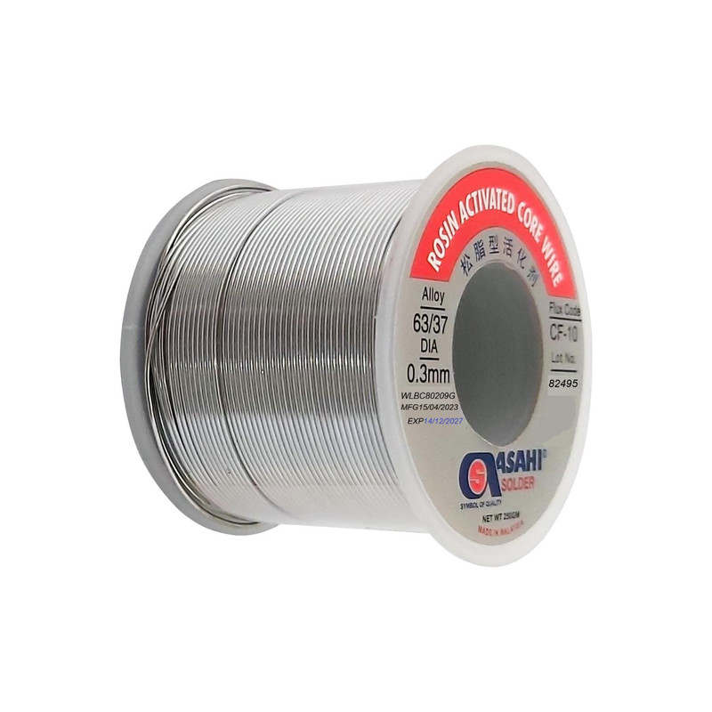 سیم لحیم آساهی مدل 0.3mm وزن 100 گرم