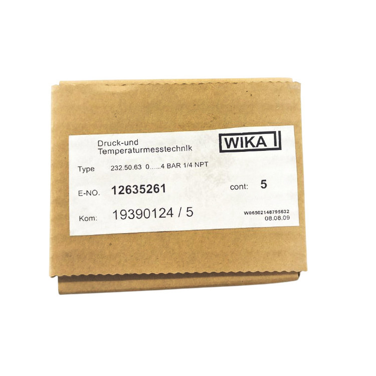 گیج فشار ویکا مدل 6CM-4bar