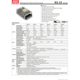منبع تغذیه سوییچینگ مینول مدل RS-25-5