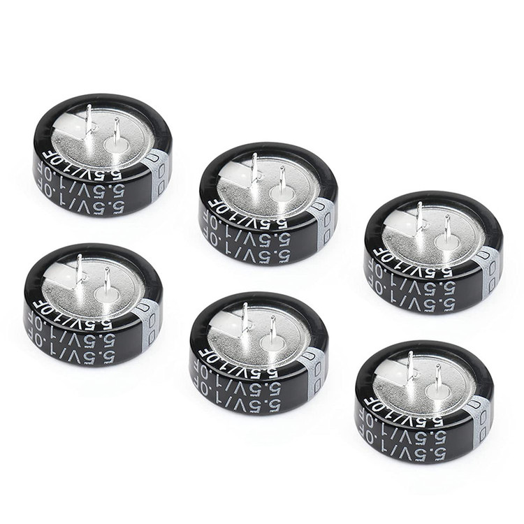 ابر خازن 1 فاراد 5.5 ولت مدل 1F5.5V بسته 6 عددی