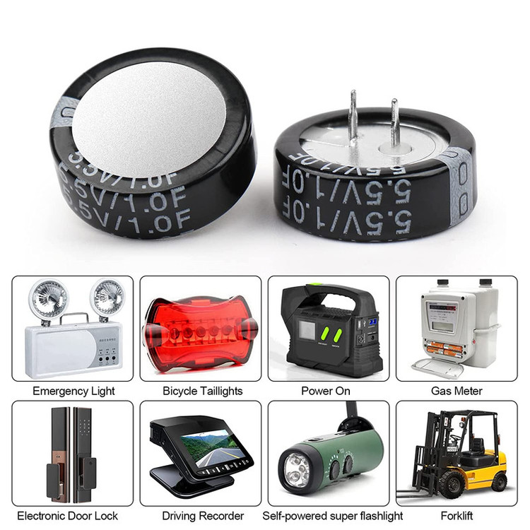 ابر خازن 1 فاراد 5.5 ولت مدل 1F5.5V بسته 6 عددی