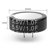 ابر خازن 1 فاراد 5.5 ولت مدل 1F5.5V بسته 6 عددی