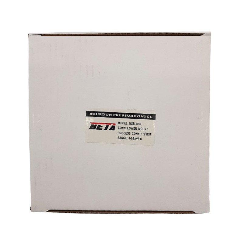 گیج فشار بتا مدل 6bar-10cm-L