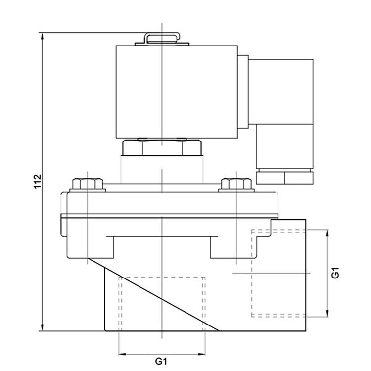 شیر برقی بک فیلتر مدل RMF-Z-25 سایز 1 اینچ