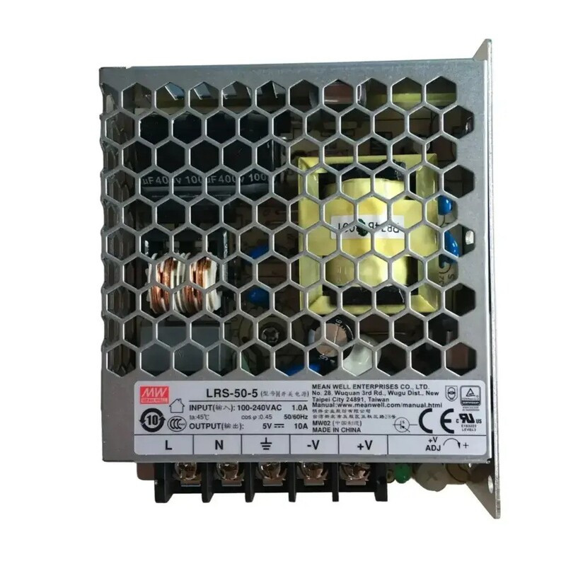 منبع تغذیه 5 ولت 10 آمپر مینول مدل LRS-50-5