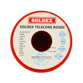 سیم لحیم سولدکس مدل SOLDEX Sn63 Pb37 وزن 250 گرم ضخامت 2.5 میلی متر