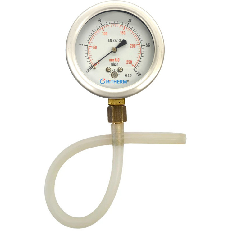 گیج فشار رایترم مدل 25mbar-6cm