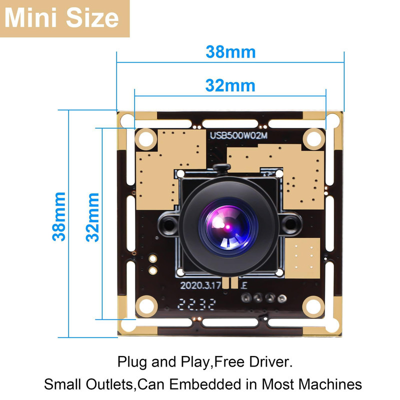 ماژول دوربین ای ال پی مدل USB500W02M