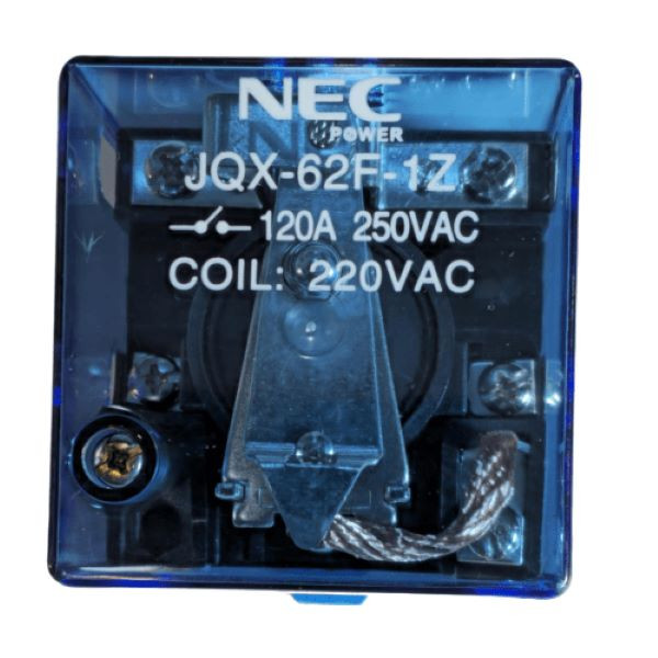 رله 250 ولت 120 آمپر ان ای سی مدل JQX-62F-1Z