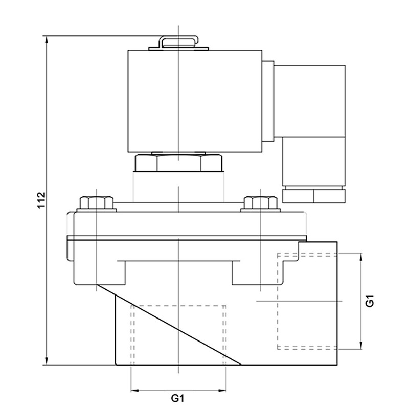 شیر برقی بک فیلتر مدل RMF-Z-25 سایز 1 اینچ