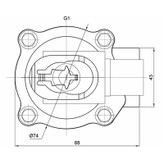 شیر برقی بک فیلتر مدل RMF-Z-25 سایز 1 اینچ