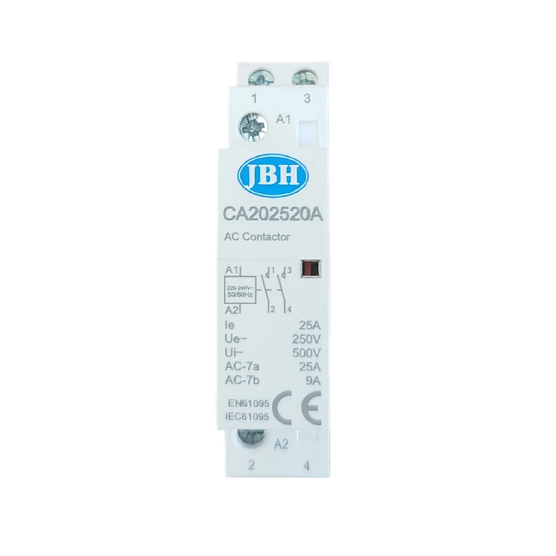 کنتاکتور تکفاز اتوماتیک جی بی اچ مدل 25 آمپر کد JBH/CA202520A بسته سه عددی
