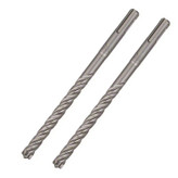 مته الماسه چهار شیار بوش مدل L165 SDS PLUS 7X کد 2608576196 سایز 10 میلی متر مجموعه 2 عددی