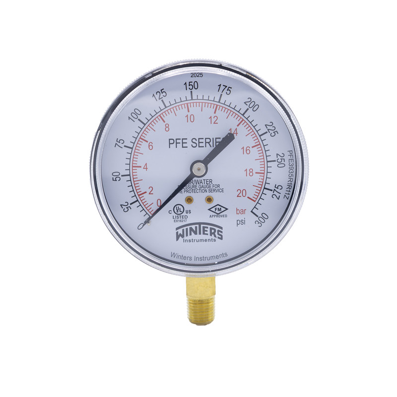 گیج فشار وینترز اینسترومنتز مدل 20bar-10cm