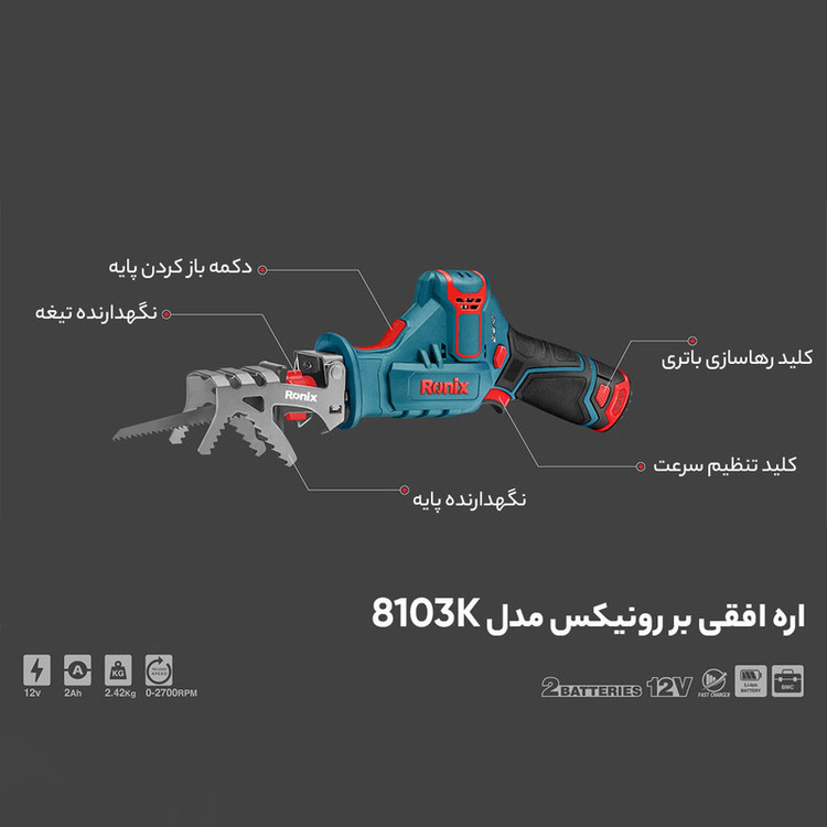 اره افقی بر رونیکس مدل 8103K