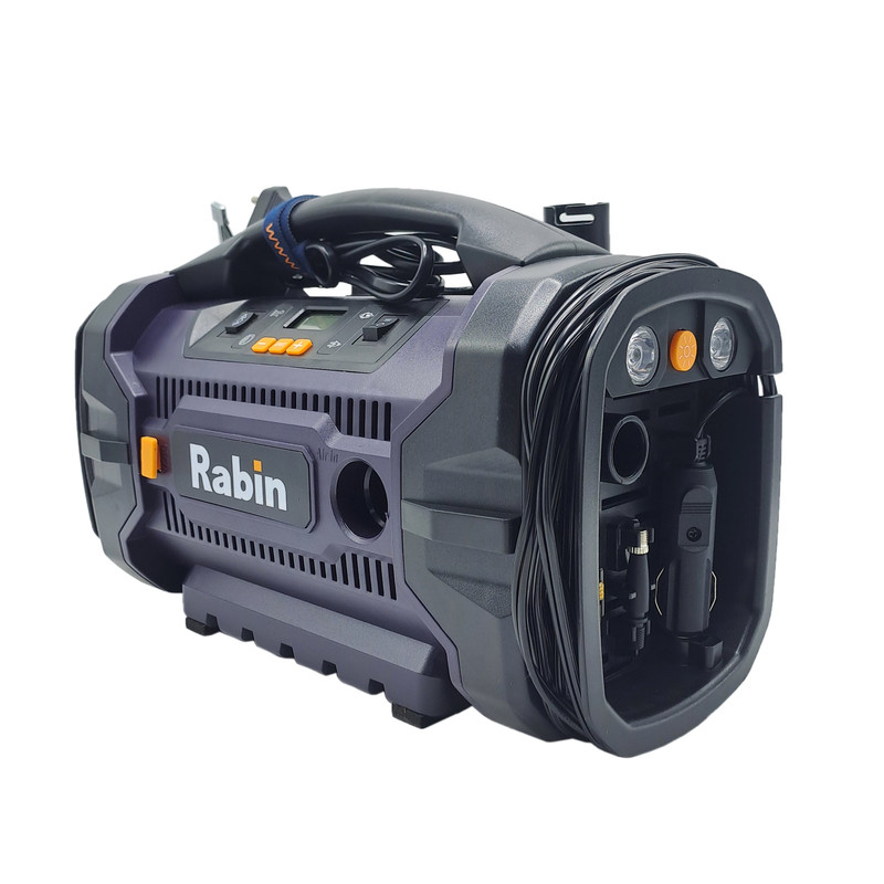 کمپرسور فندکی و برقی رابین مدل 12V سه حالته