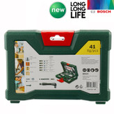 مته و سرپیچ گوشتی بوش مدل فوق حرفه ای 41 TIN - V line مجموعه 41 عددی
