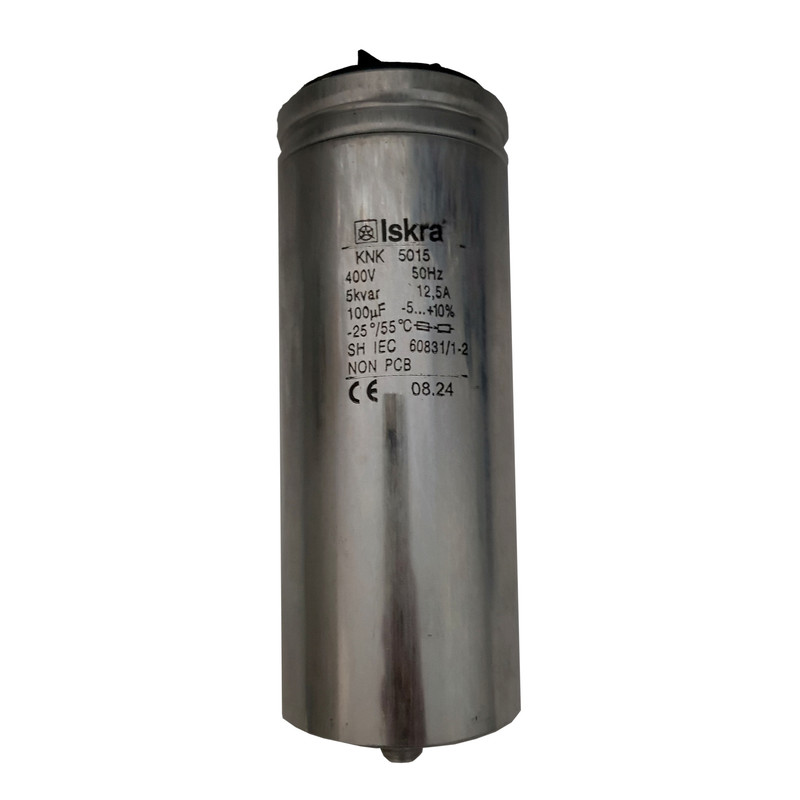 خازن ایسکرا مدل N:KNK5015  ظرفیت 100 میکروفاراد