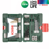 مته و سرپیچ گوشتی بوش مدل V-LIne 48 Tin مجموعه 48 عددی