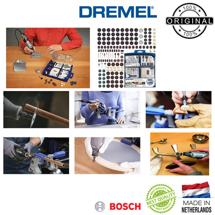 صفحه برش و پرداخت درمل مدل Dremel 150 مجموعه 150 عددی