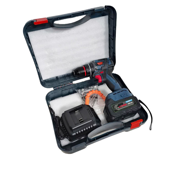 مجموعه 27 عددی دریل شارژی چکشی باس مدل 88V-Brushless- Single Battery
