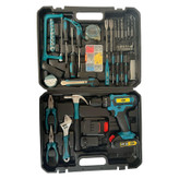 دریل پیچ گوشتی شارژی جاب مدل JB-8080 YL مجموعه 190 عددی