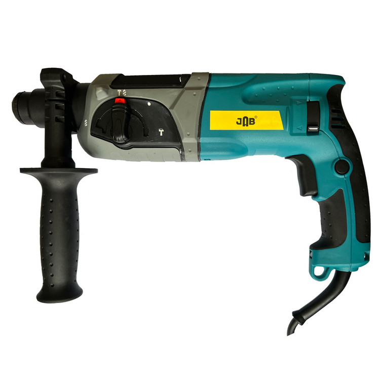دریل بتن کن 5000 وات سه نظام چهار شیار جاب مدل JB-2550 SDS Plus مجموعه 14 عددی